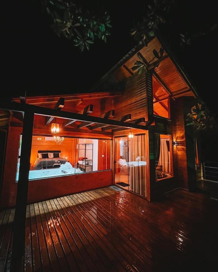 Cabana Romantica Na Serra Com Hidro, Lareira, Lagos E Trilhas Villa Bom Retiro  Exterior foto