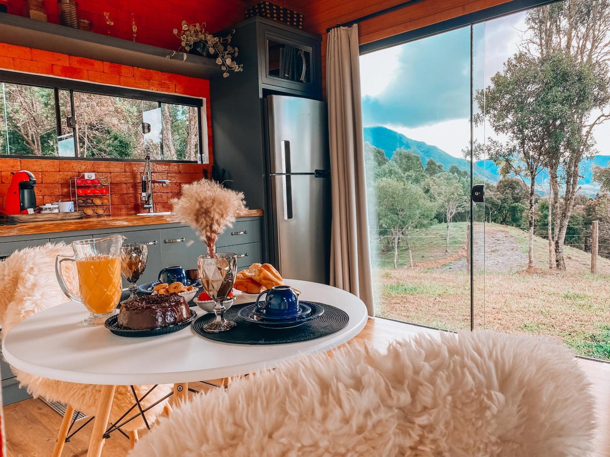 Cabana Romantica Na Serra Com Hidro, Lareira, Lagos E Trilhas Villa Bom Retiro  Exterior foto